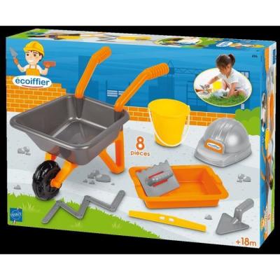 Pack maçonnerie brouette 50 cm - Jouet de plage sable
