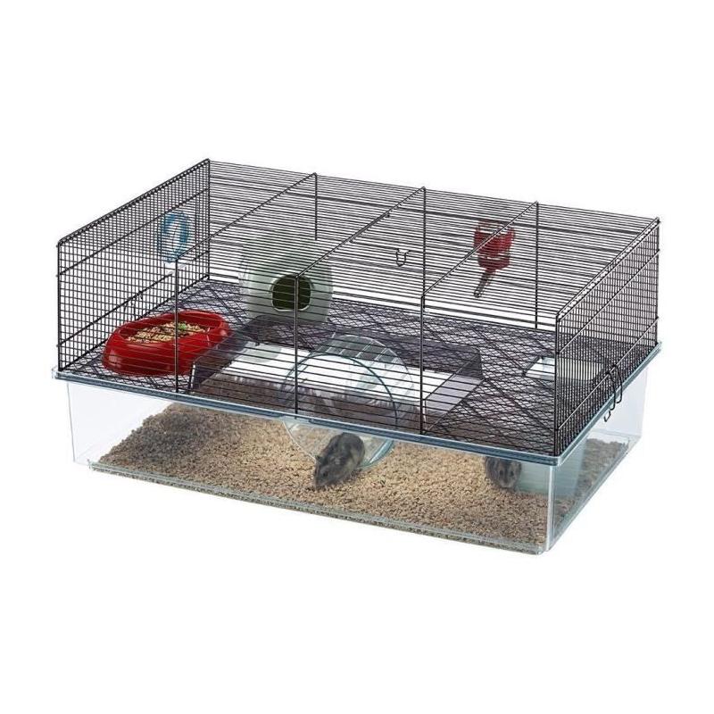 Cage pour petits animaux FAVOLA - Hauteur de bac élevé