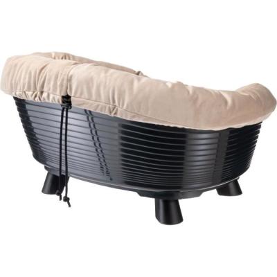 Corbeille FERPLAST SOFA THRONE 4 Noir avec coussin - Confortable et élégant