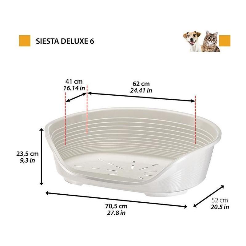 Corbeille pour chien - FERPLAST - SIESTA DELUXE 6 - Vert