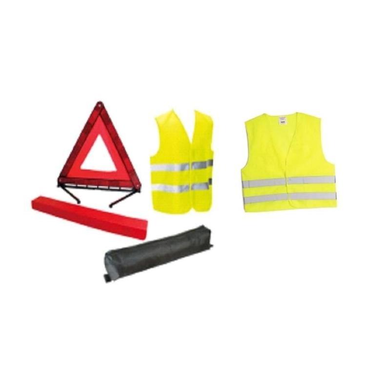 Pack sécurité XL - Triangle + 2 gilets - HTC EQUIPEMENT