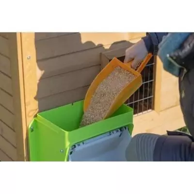 Distributeur d'aliment automatique KERBL SmartCoop - 7,5 kg - Vert