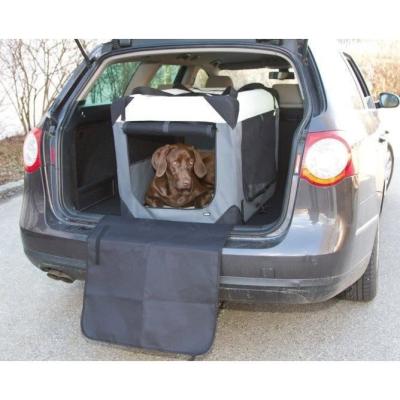 Boîte de transport KERBL JOURNEY - 81 x 58 x 58 cm - Gris / Beige