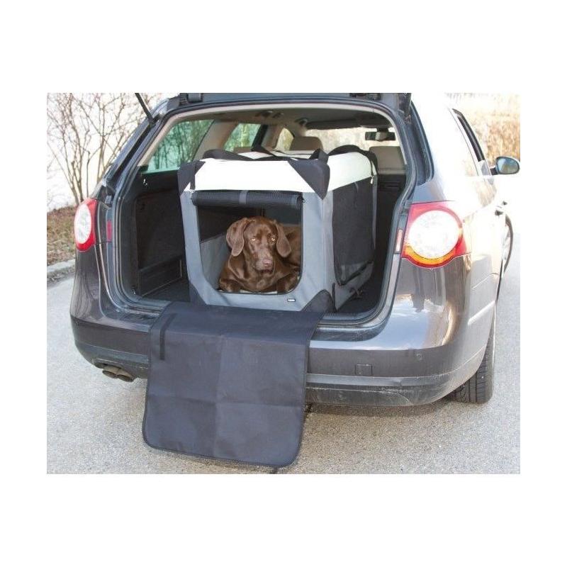 Boîte de transport KERBL JOURNEY - 81 x 58 x 58 cm - Gris / Beige