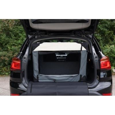 Boîte de transport KERBL JOURNEY - 81 x 58 x 58 cm - Gris / Beige