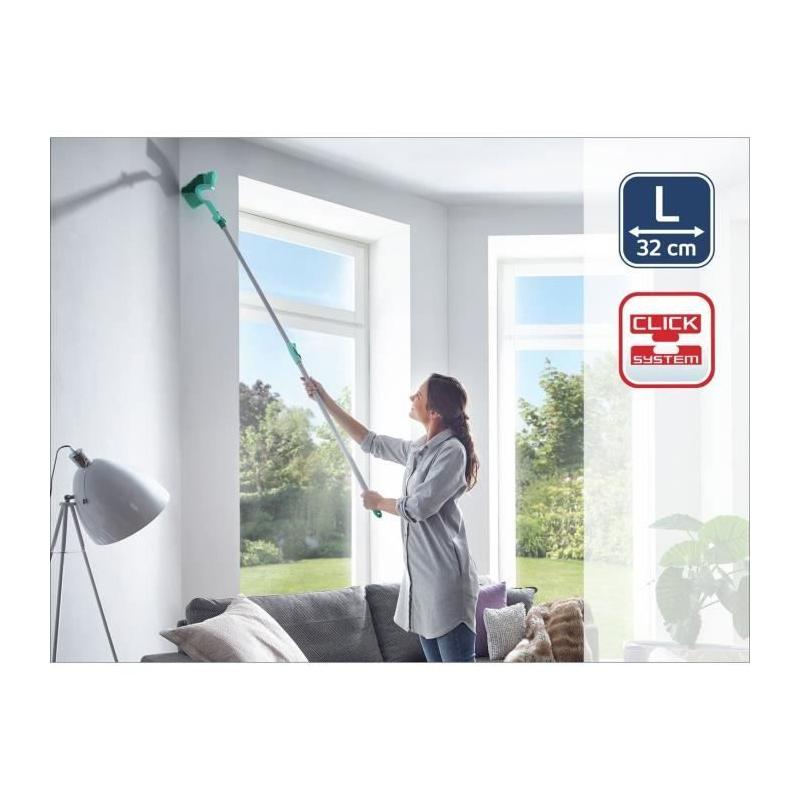 Plumeau Leifheit Tête de loup Dusty 41524 - Triangulaire et efficace, idéal pour coins et plafonds