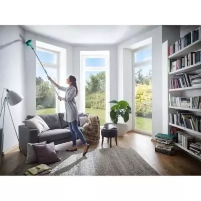 Plumeau Leifheit Tête de loup Dusty 41524 - Triangulaire et efficace, idéal pour coins et plafonds Plumeau Leifheit Tête de loup Dusty 41524 - Triangulaire et efficace, idéal pour coins et plafonds