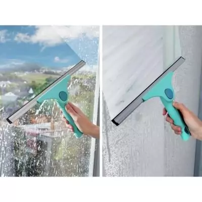 Raclette vitres 2-en-1 LEIFHEIT XL Pro Reach - 51522 - Turquoise