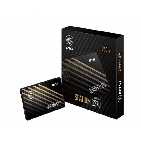 Disque SSD - MSI - SPATIUM S270 - 240 Go - 2,5 - Vitesses fulgurantes