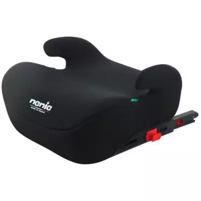 Siège auto réhausseur NANIA Bubblefix Noir - Groupe 3 - Isofix