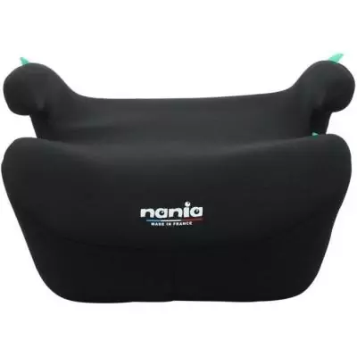 Siège auto réhausseur NANIA Bubblefix Noir - Groupe 3 - Isofix