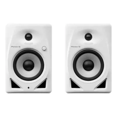Enceintes de monitoring Pioneer DJ DM-50D-W - 2x25W - Blanc Enceintes de monitoring Pioneer DJ DM-50D-W - 2x25W - Blanc