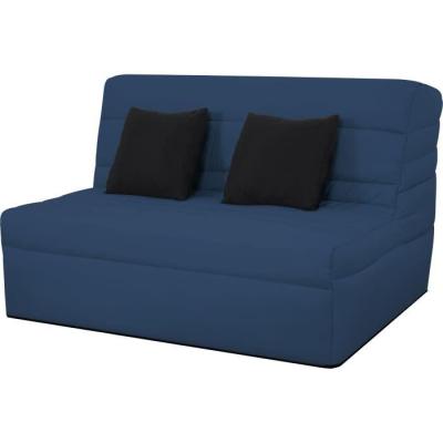 Banquette BZ 2 places Bleu - Confort Rêveur