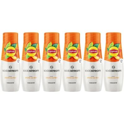 Concentrés Sodastream - Lot de 6 Lipton Ice Tea - Jusqu'à 54L - 440ml
