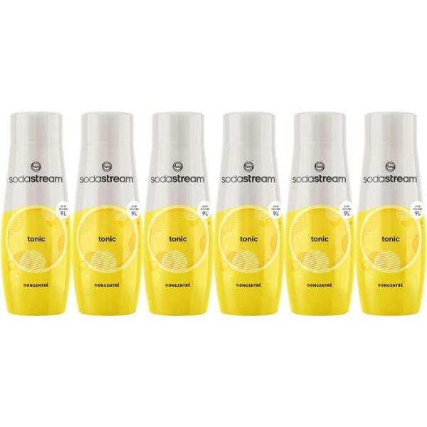 Concentrés SODASTREAM - Lot de 6 concentrés Tonic - Jusqu'a 54L de boissons - 440 ml