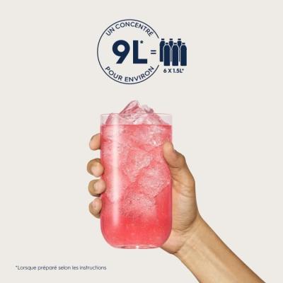 Concentrés SODASTREAM - Lot de 6 Grenadine sans sucres - Jusqu'à 54L - 440 ml