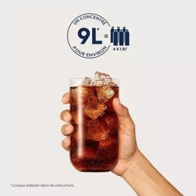 Concentrés SODASTREAM - Lot de 6 Cola Light - Jusqu'à 54L - 440 ml