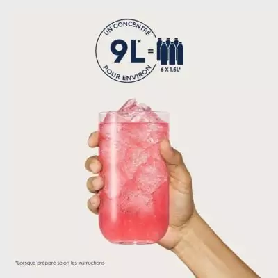 Concentrés SODASTREAM - Lot de 6 saveurs Fraise sans sucres - Jusqu'à 54L - 440 ml