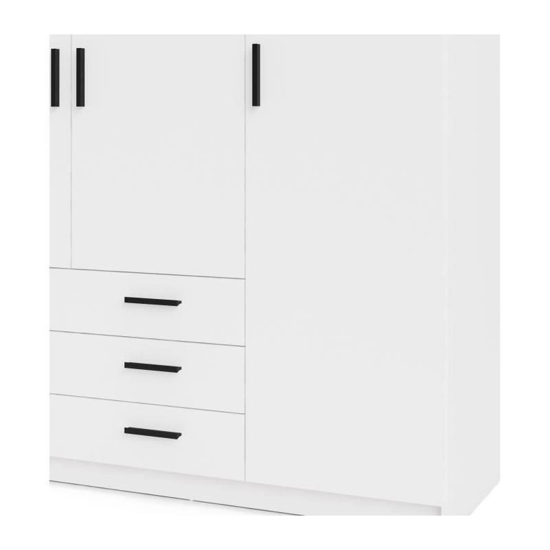 Armoire VEGA - Spacieuse et élégante pour chambre - Livraison rapide