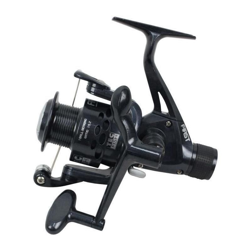 Promotion TECFISH Moulinet Frein Arriere Taille 40 - Compact et Performant
