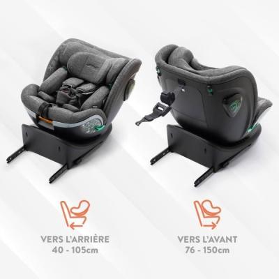 Siège auto pivotant 360° - BABYAUTO XPERTA BLACK LINE - I-Size - ISOFIX - 0-36 kg