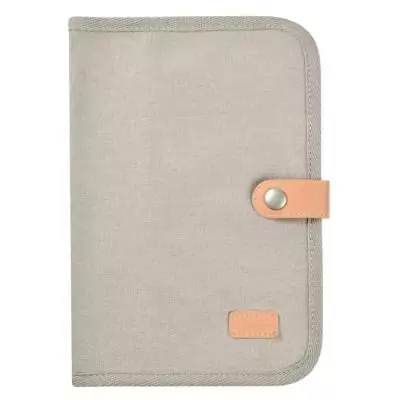 Protège Carnet de Santé BÉABA - Gris Perle