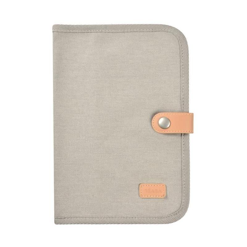 Protège Carnet de Santé BÉABA - Gris Perle