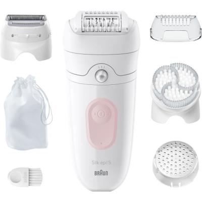 Epilateur électrique Braun Silk Epil 5 SE5-060 ROSE - Performant et compact