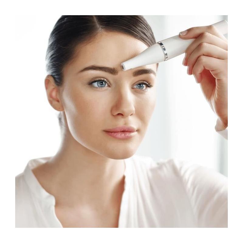 Épilateur électrique et brosse nettoyante visage Braun FaceSpa 810 - Pour une peau douce et impeccable