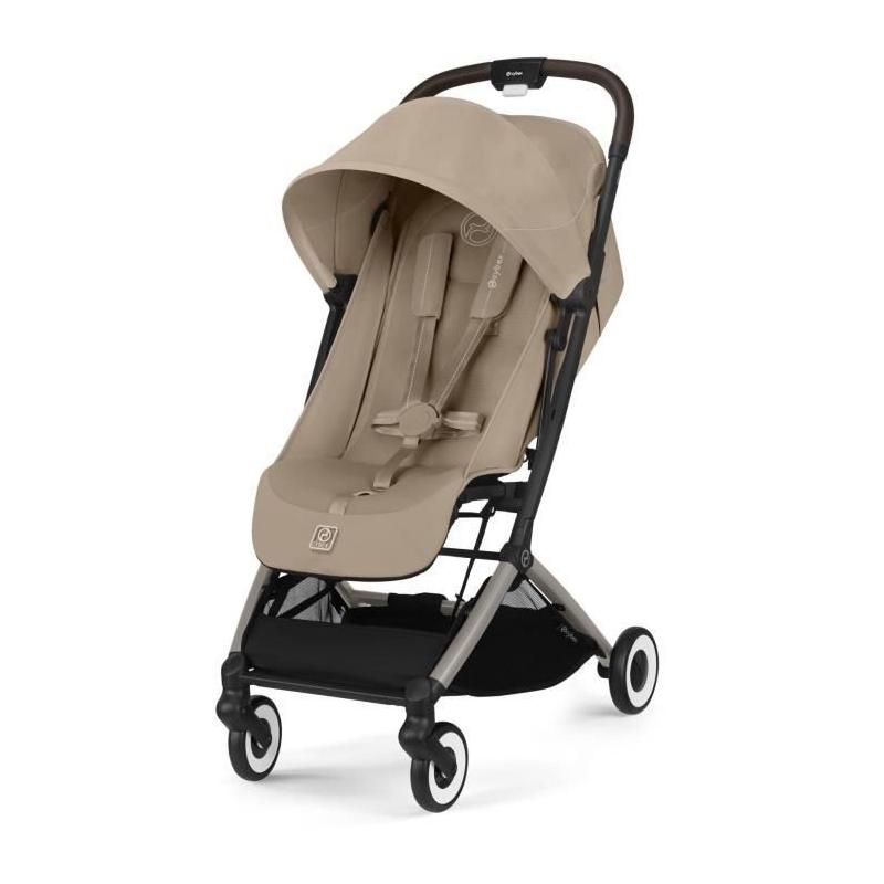 Poussette ultra compacte et confortable CYBEX - ORFEO - Beige Amande