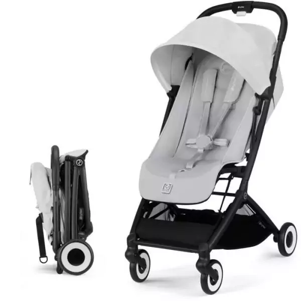 CYBEX - Poussette ultra compacte et confortable - ORFEO - 4 roues - Fog Grey