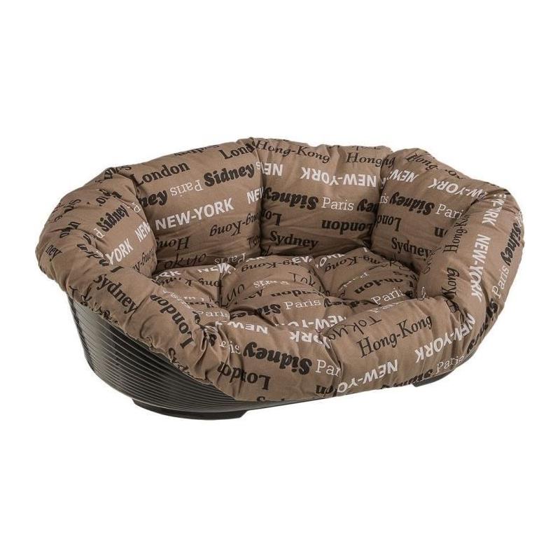 Corbeille FERPLAST SOFA 6 avec coussin motif 2 - Confort et style en un!