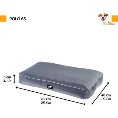 Coussin FERPLAST POLO 65 x 40 x 8 cm Gris - Confort et Style!