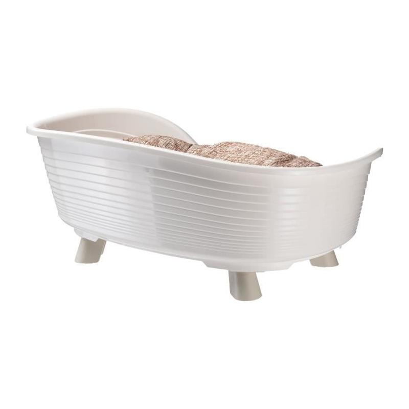 Corbeille FERPLAST THRONE 6 Blanc - Confort et élégance