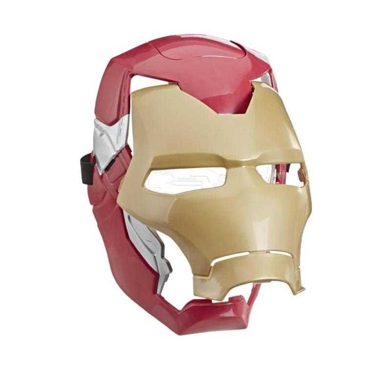 Masque électronique d'Iron Man avec visière mobile et effets lumineux !