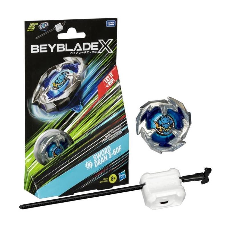 Pack de démarrage Beyblade X, Sword Dran 3-60F: toupie attaque et lanceur