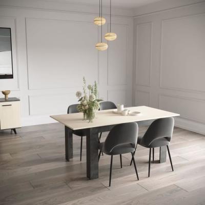 Table a manger KENT en Chene de fil / Sidewalk - 140 x 90 cm