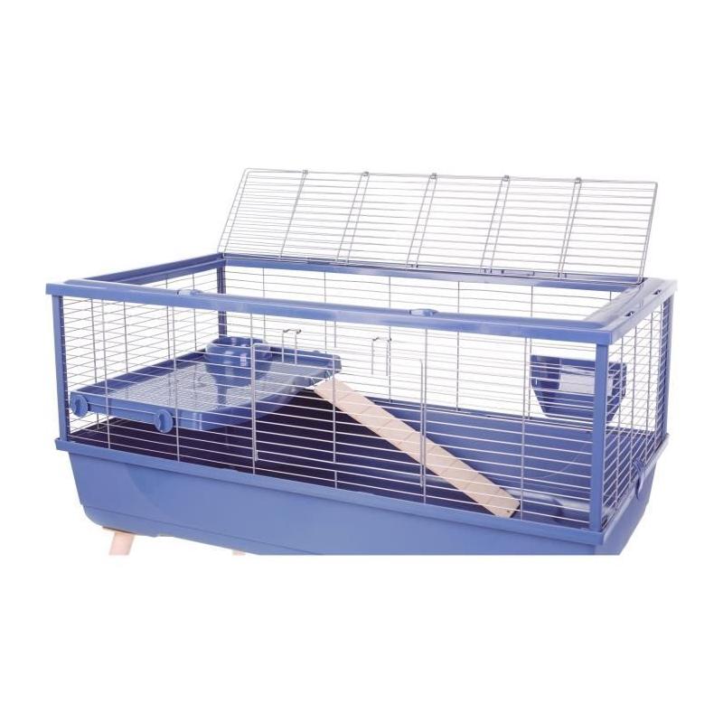 Cage pour cochon d'Inde surélevée Zolux 99x54x79cm - Bleu