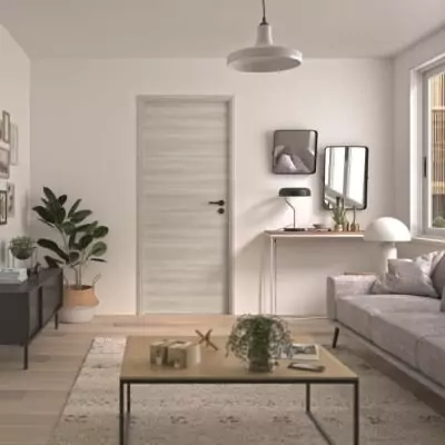 Bloc Porte - OPTIMUM avec Revêtement Spécial BILBAO - Facile à Installer