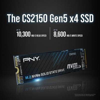 PNY - CS2150 1TB SSD interne M.2 - Compact et performant