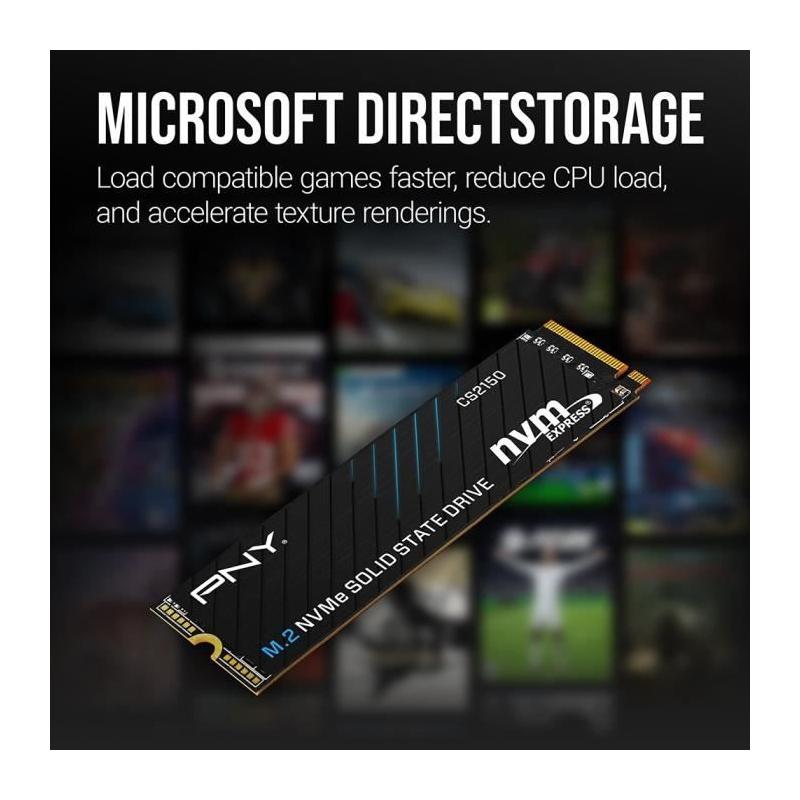 PNY - CS2150 1TB SSD interne M.2 - Compact et performant