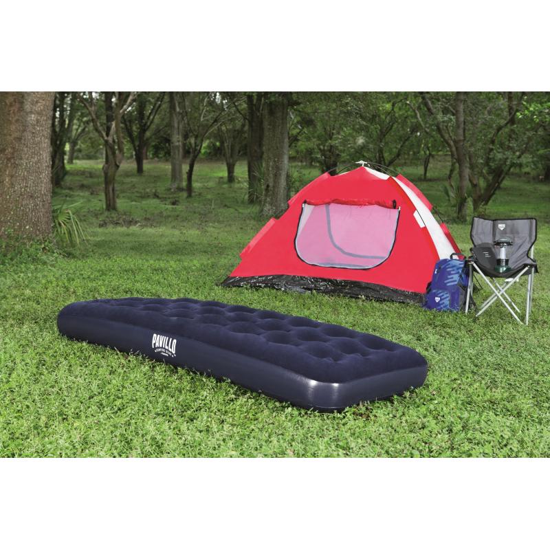 Bestway Matelas Gonflable FLOQUÉ - 1-personne - 1.85m x 76cm x 22cm