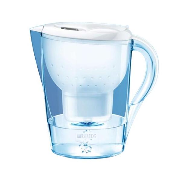 Carafe filtrante BRITA - Marella Bleu XL - Capacité 3,5L dont 2,5L d'eau filtrée - 1 Cartouche Maxtra Pro All-In-1 incluse