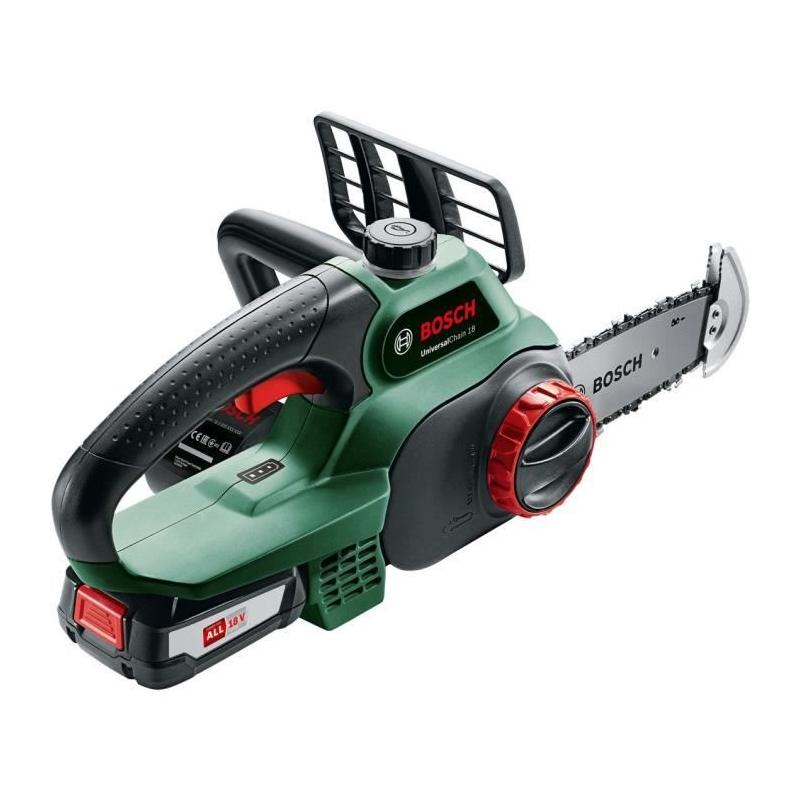Tronçonneuse sans fil BOSCH UniversalChain 18 - Batterie 18V 2,5Ah