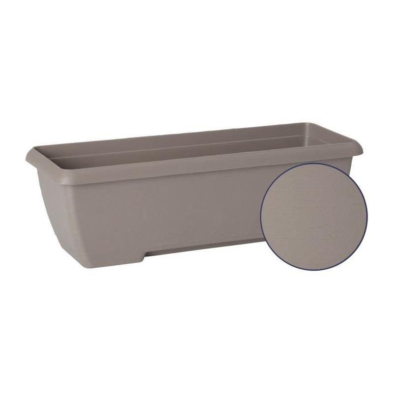 Jardinière GARDEN ID Teramo Taupe 60 cm - Solide & Eco-friendly