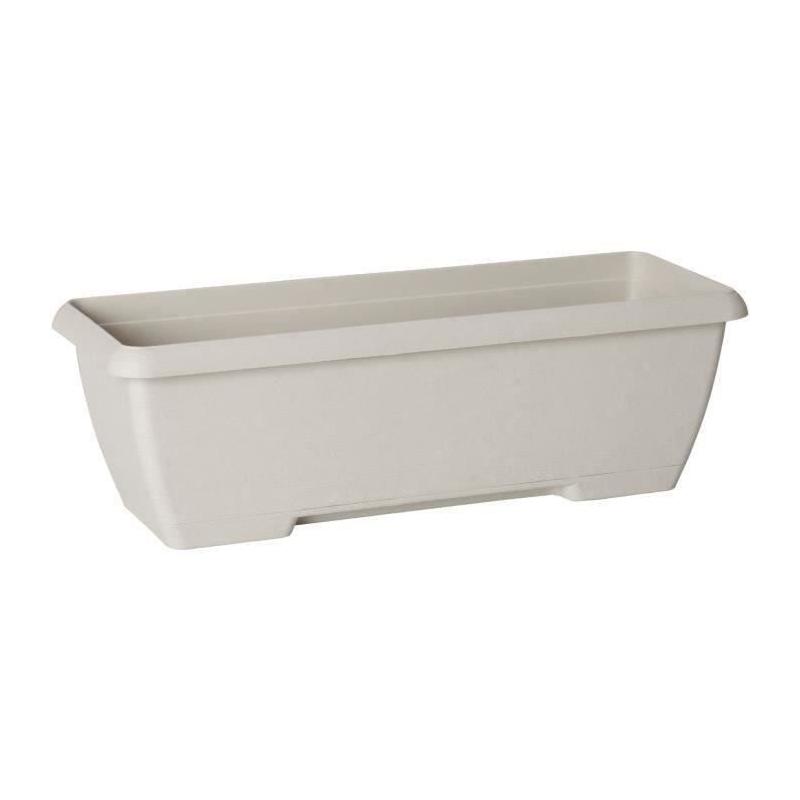 Jardinière design Teramo Blanc 60 cm - Résistant et éco-friendly