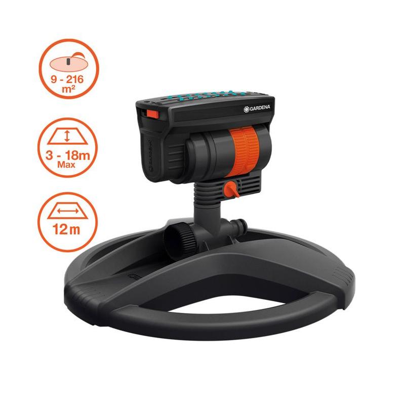Arroseur oscillant AquaZoom Compact - Arrosez jusqu'à 216m²