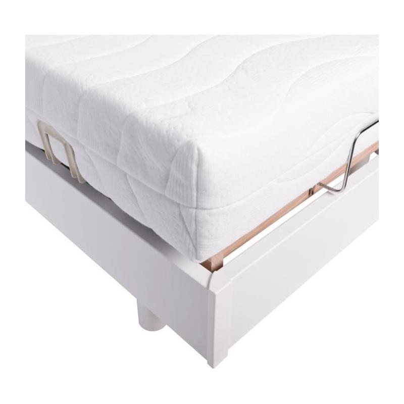 Ensemble relaxation matelas + sommiers électriques 2x90x200 - Made in France