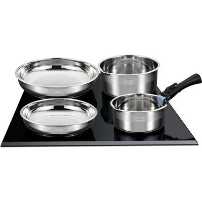 Ensemble cuisine induction - Arthur Martin - AM4485 - 10 pièces - Acier inoxydable