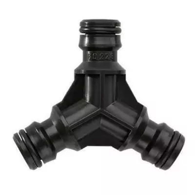 Connecteur robuste 3 voies pour arrosage - Dimensions: 27,7x16,1x2,6 cm